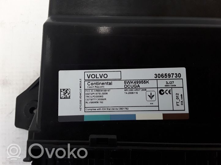 Volvo S60 Oven keskuslukituksen ohjausyksikön moduuli 30659730