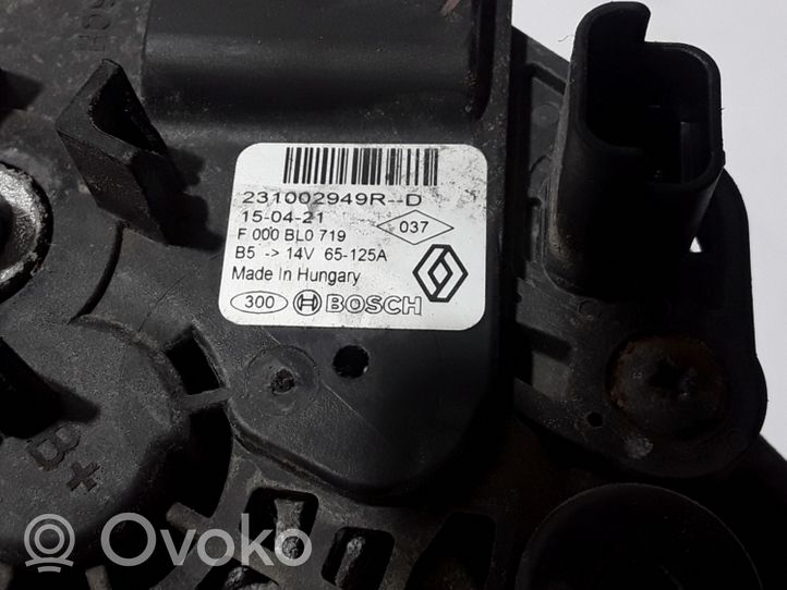 Dacia Dokker Generatore/alternatore 231002949R