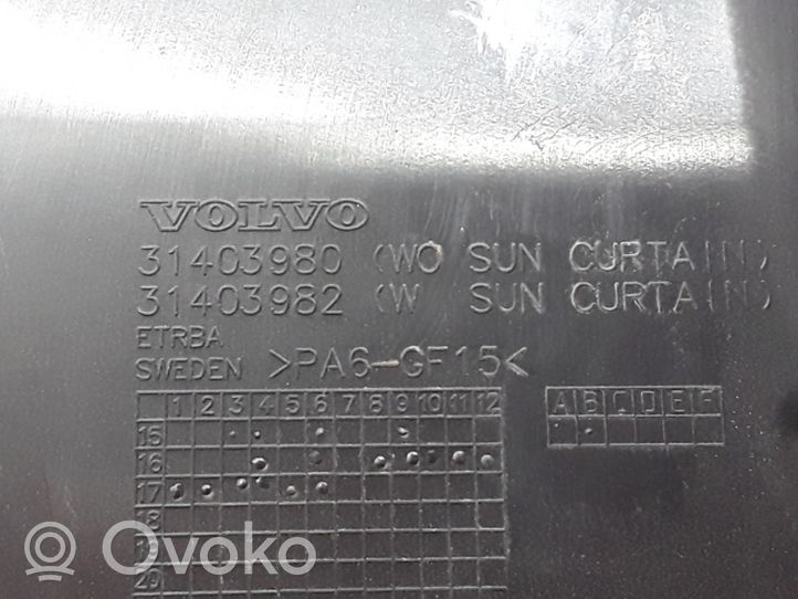 Volvo S90, V90 Takaoven verhoilu (käytetyt) 31403980