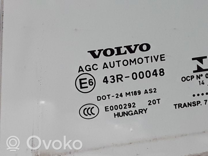 Volvo V40 Vetro del finestrino della portiera posteriore 31386766