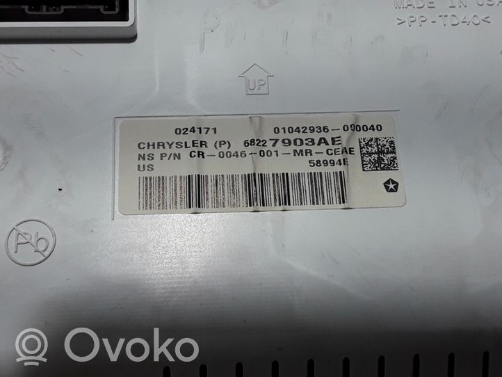 Chrysler Pacifica Tachimetro (quadro strumenti) 68227903AE