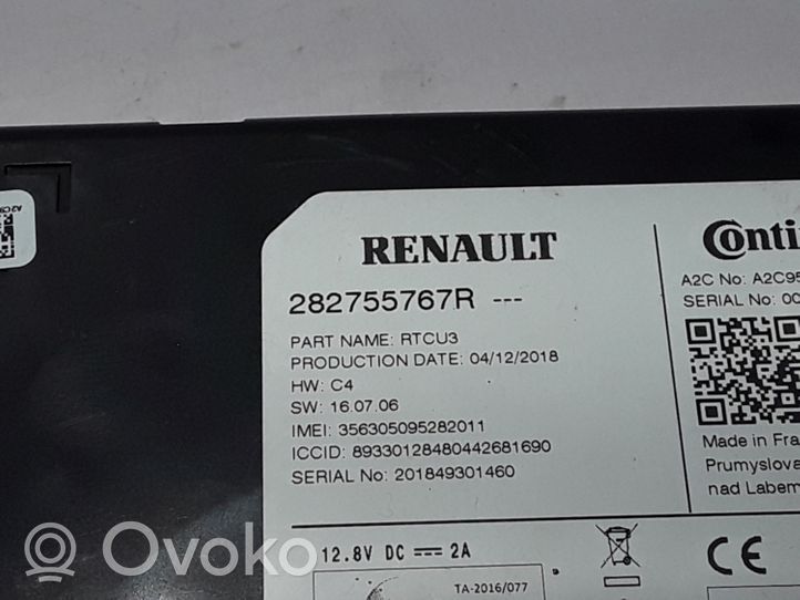 Renault Kadjar Moduł / Sterownik GPS 282755767R