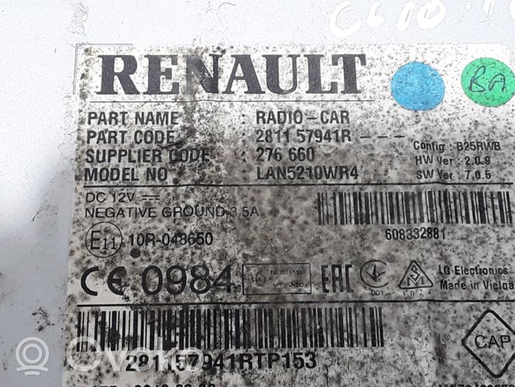 Renault Clio IV Unité principale radio / CD / DVD / GPS 281157941r
