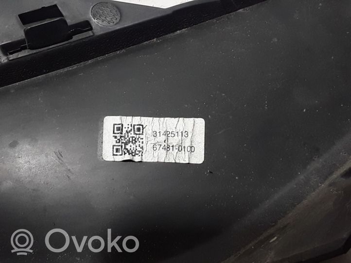 Volvo V60 Listwa zderzaka przedniego 31425113