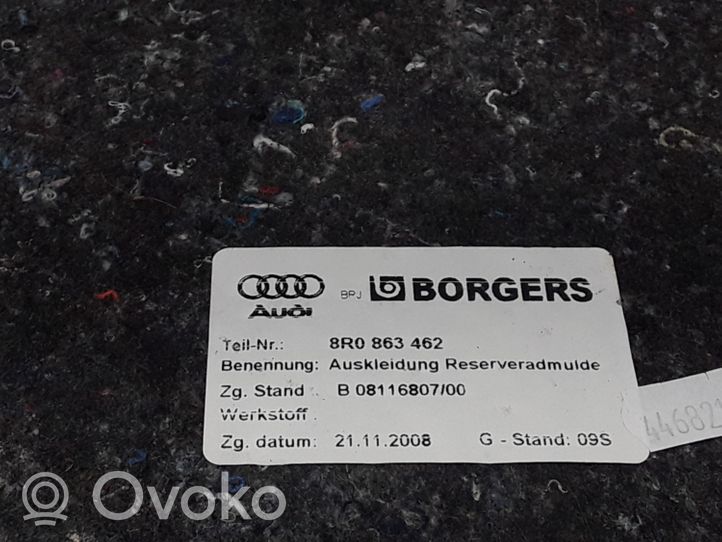 Audi Q5 SQ5 Tavaratilan pohjan tekstiilimatto 8R0863462