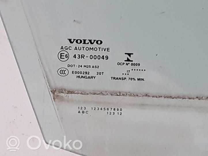 Volvo V40 Etuoven ikkunalasi, neliovinen malli 31386763