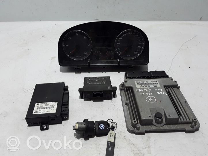 Volkswagen Caddy Kit calculateur ECU et verrouillage 