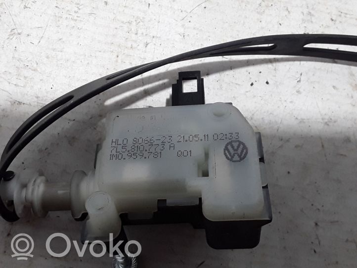 Porsche Panamera (970) Verrouillage du bouchon du réservoir de carburant 7L5810773A