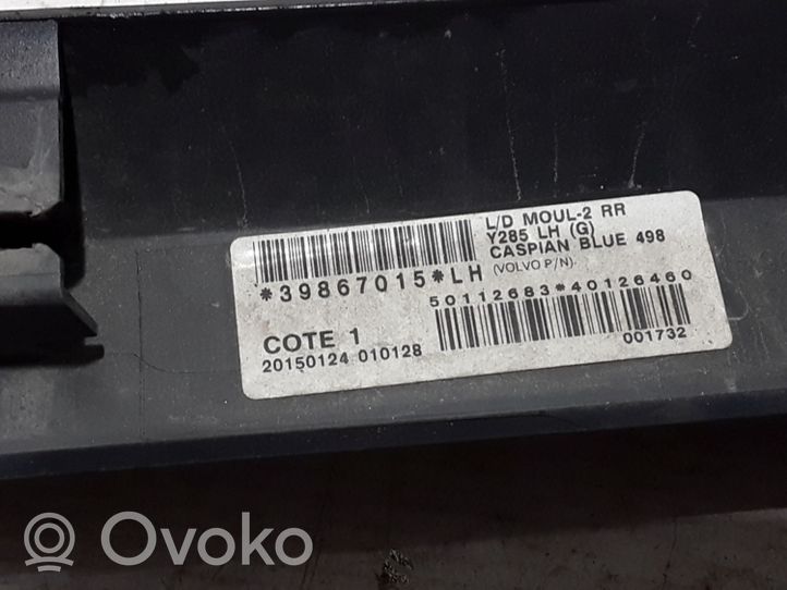 Volvo V70 Listwa drzwi tylnych 39867015