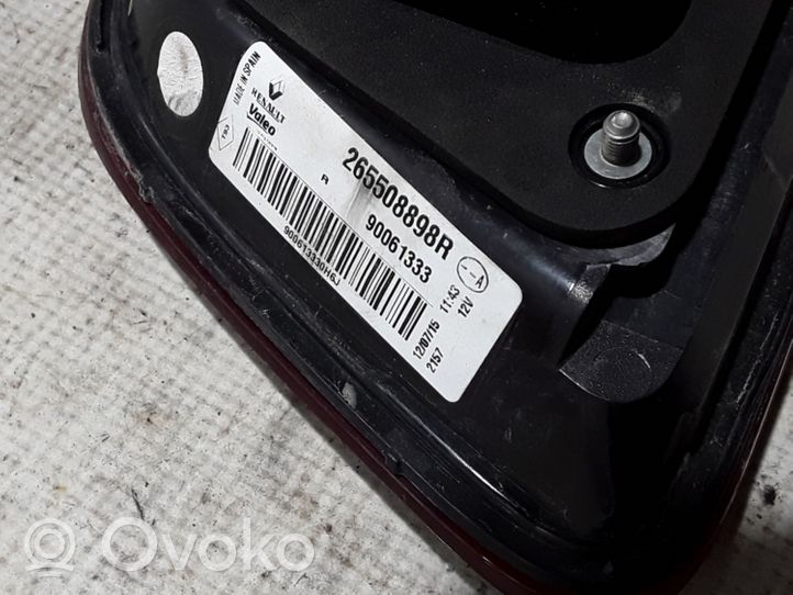 Renault Kadjar Lampy tylnej klapy bagażnika 265508898R