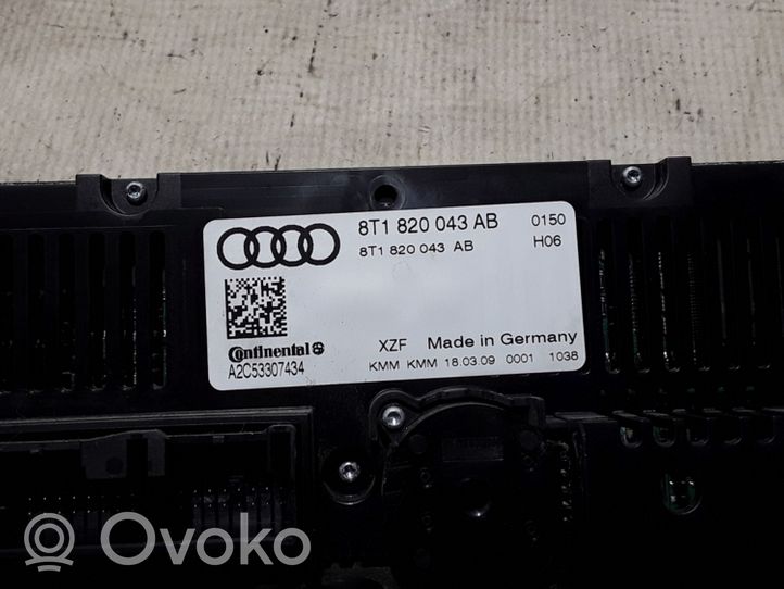 Audi Q5 SQ5 Ilmastoinnin ohjainlaite/moduuli 8T1820043AB