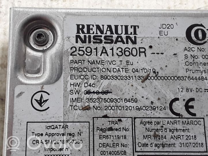 Renault Zoe Altre centraline/moduli 2591A1360R