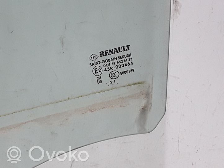 Renault Zoe Vetro del finestrino della portiera posteriore 823016589R
