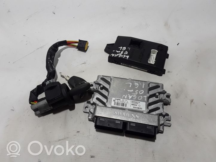 Dacia Logan I Kit centralina motore ECU e serratura 