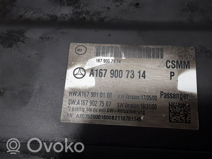 Mercedes-Benz GLE W167 Module de commande de siège A1679007314