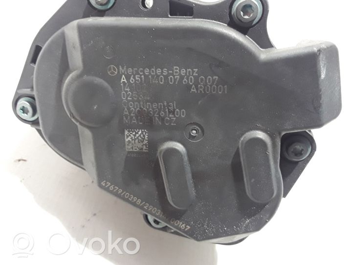 Mercedes-Benz CLS C218 X218 Valvola EGR A6511400760