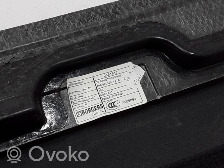 Audi Q5 SQ5 Alfombra revestimiento del maletero/compartimiento de carga 8R0861529A