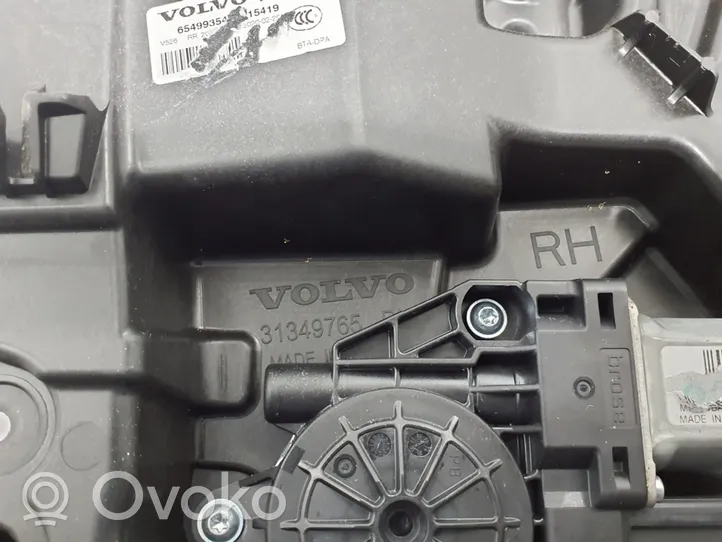 Volvo XC90 Mechanizm podnoszenia szyby tylnej bez silnika 31349765