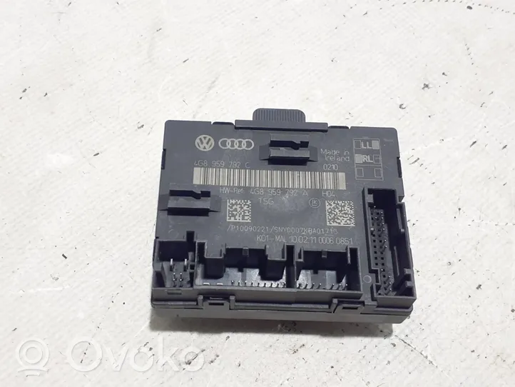 Audi A7 S7 4G Oven ohjainlaite/moduuli 4G8959792C