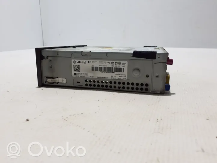 Volkswagen Touareg II Radio / CD-Player / DVD-Player / Navigation 7P6035670D