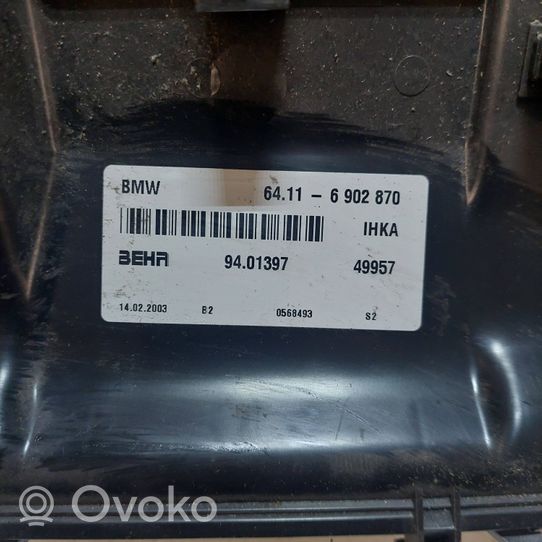 BMW 3 E46 Scatola climatizzatore riscaldamento abitacolo assemblata 64116902870