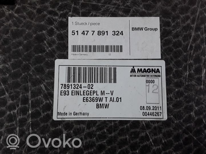 BMW M3 Wykładzina bagażnika 51477891324