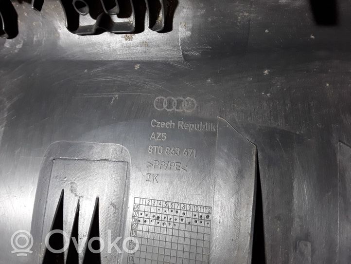 Audi A5 8T 8F Отделка заднего порога (внутренняя) 8T0863471