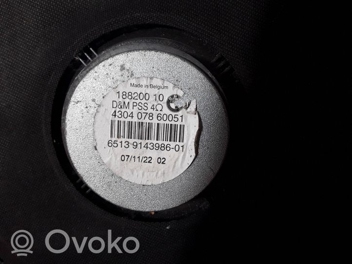 BMW 1 E81 E87 Subwoofer-bassokaiutin 9143986