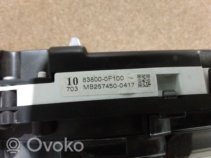 Toyota Verso Spidometrs (instrumentu panelī) 838000F100