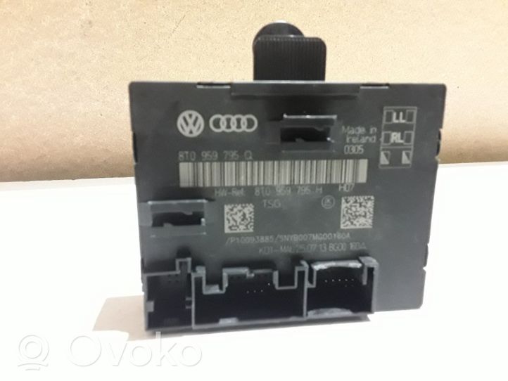Audi A5 8T 8F Oven keskuslukituksen ohjausyksikön moduuli 8T0959795Q