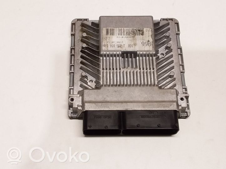 Audi A6 S6 C6 4F Moottorin ohjainlaite/moduuli 4F0907552F