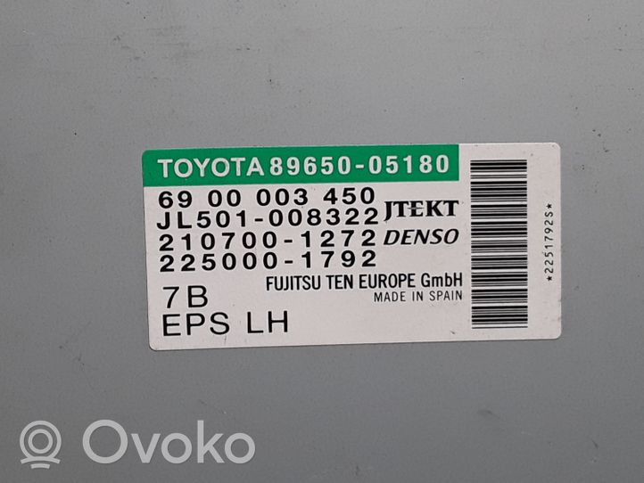 Toyota Avensis T270 Unité de commande / calculateur direction assistée 8965005180