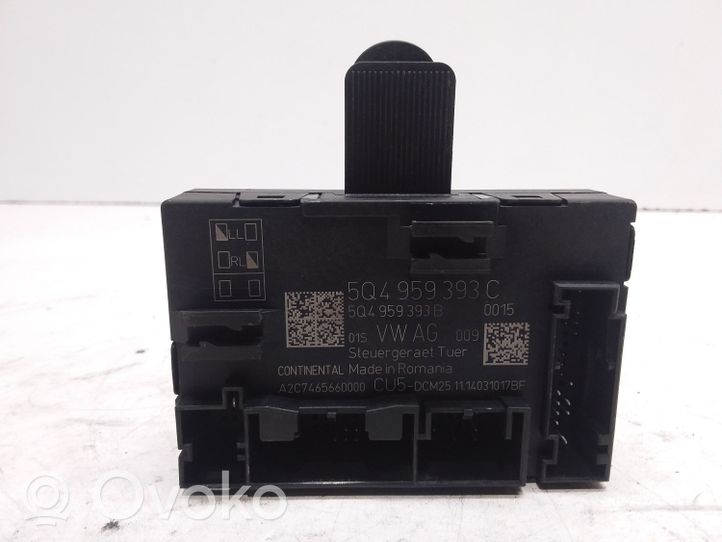 Volkswagen Golf VII Door control unit/module 5Q4959393C