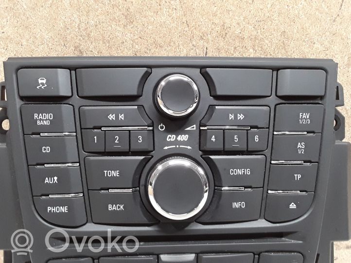 Opel Astra J Unidad de control de la consola central 13337218