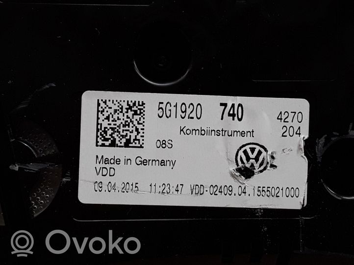 Volkswagen Golf VII Licznik / Prędkościomierz 5G1920740