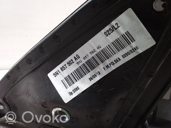 Volkswagen Tiguan Elektryczne lusterko boczne drzwi przednich 5N1857502AG