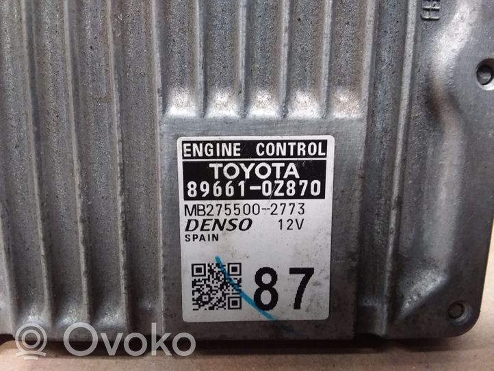 Toyota Auris E180 Centralina/modulo del motore 896610Z870