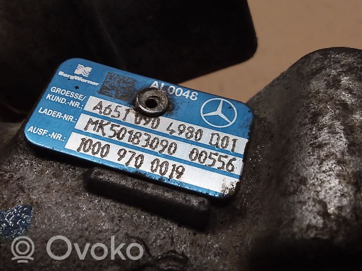 Mercedes-Benz C W204 Oro vamzdis į turbiną A6510904980001