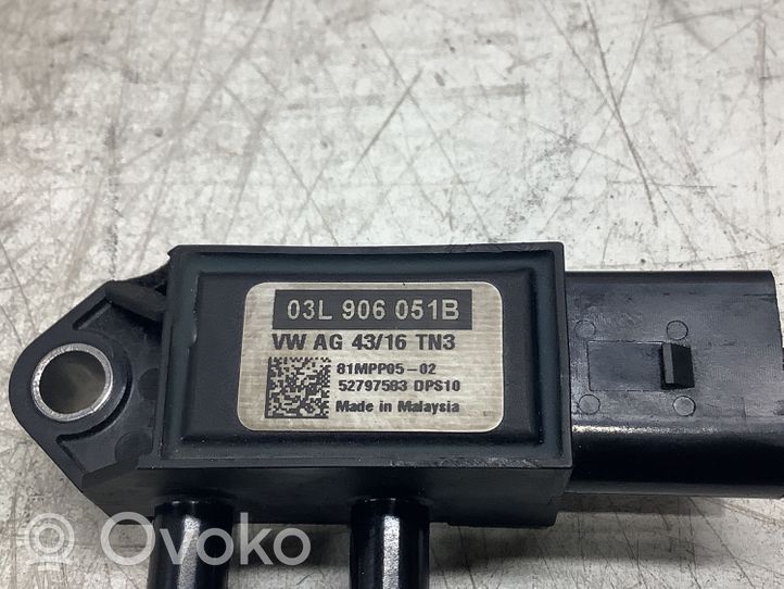 Audi A6 S6 C7 4G Sensore di pressione dei gas di scarico 04L906051B