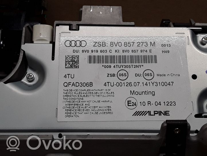 Audi A3 S3 8V Monitor / wyświetlacz / ekran 8V0857273M