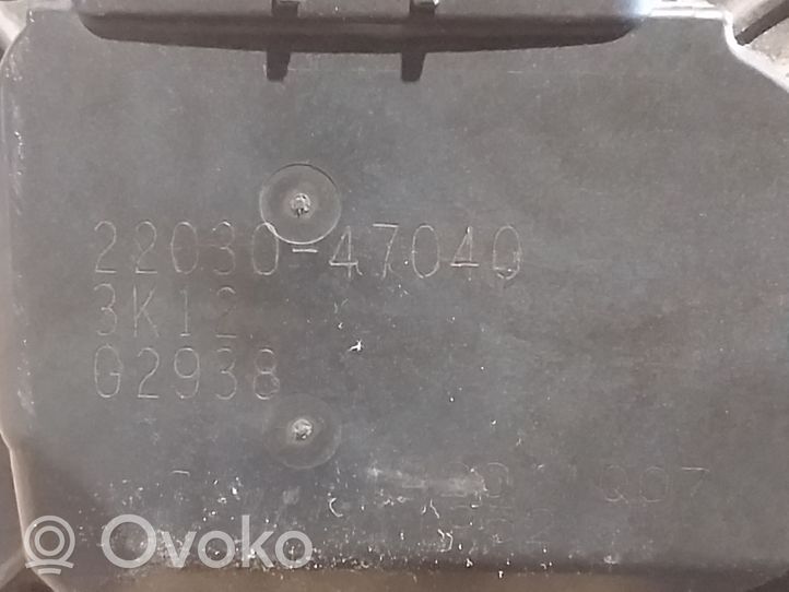 Toyota Yaris Droselinė sklendė 2203047040