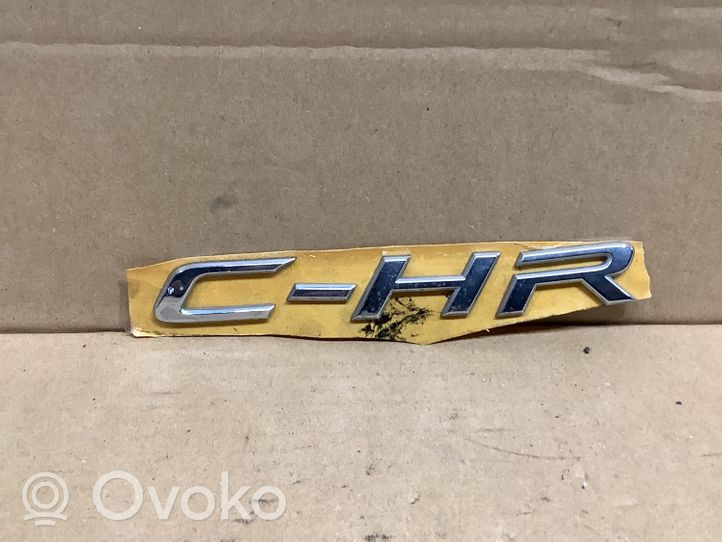 Toyota C-HR Logo, emblème de fabricant 