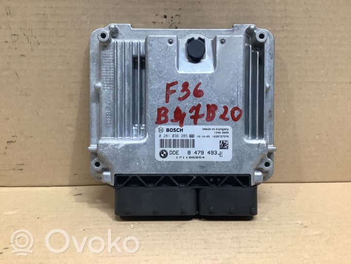 BMW 4 F36 Gran coupe Calculateur moteur ECU 8479493