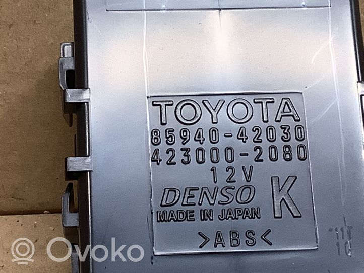 Toyota RAV 4 (XA40) Logu vadības relejs 8594042030