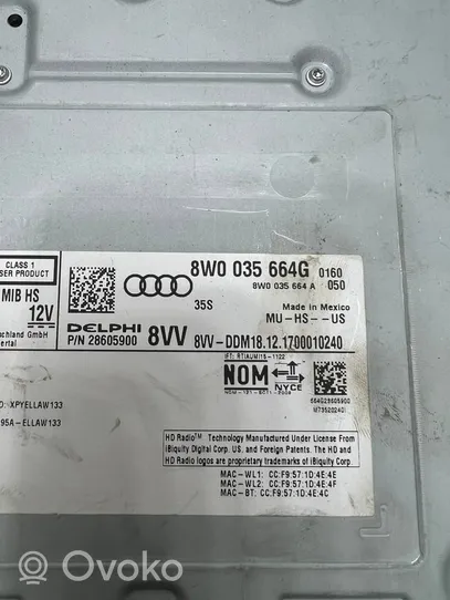 Audi Q5 SQ5 Unità di navigazione lettore CD/DVD 8W0035664G