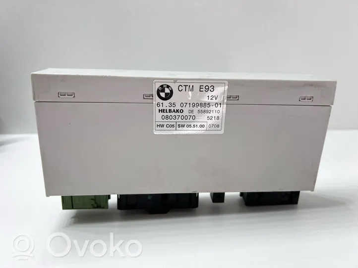 BMW 3 E92 E93 Sunroof control unit/module 07199885