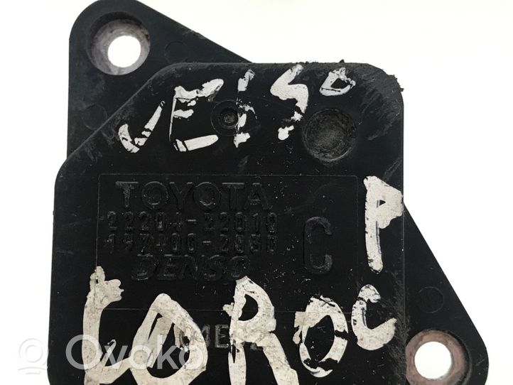 Toyota Corolla Verso E121 Gaisa plūsmas mērītājs 2220422010