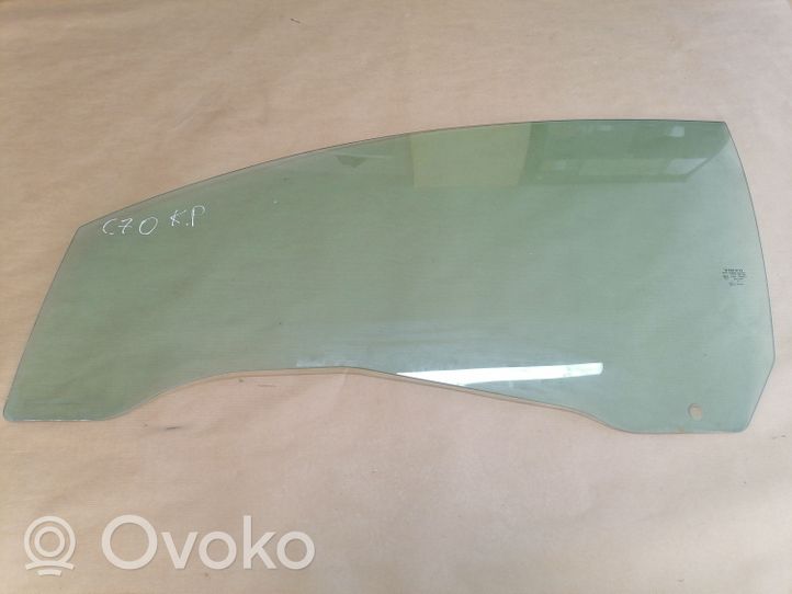 Volvo C70 Front door window/glass (coupe) DOT32M6AS2