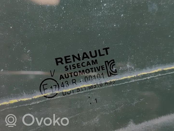 Renault Clio V Vitre de fenêtre porte arrière 