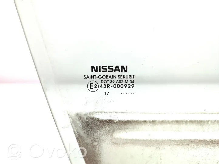 Nissan Micra K14 Etuoven ikkunalasi, neliovinen malli 